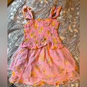 3/$12 Old Navy Pink and Yellow Floral Set